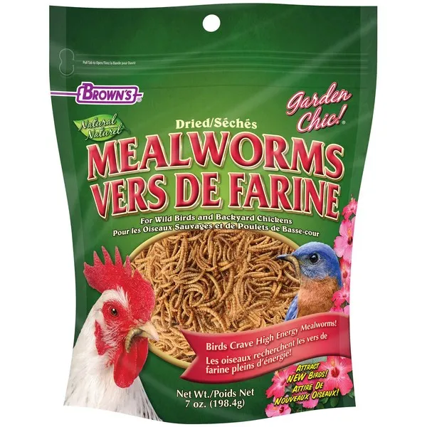 7 oz. F.M. Brown Wild Bird Mealworms Fixins - Health/First Aid